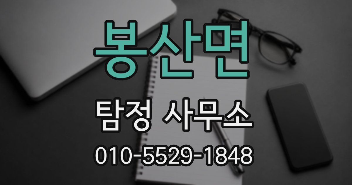 봉산면 탐정 사무소
