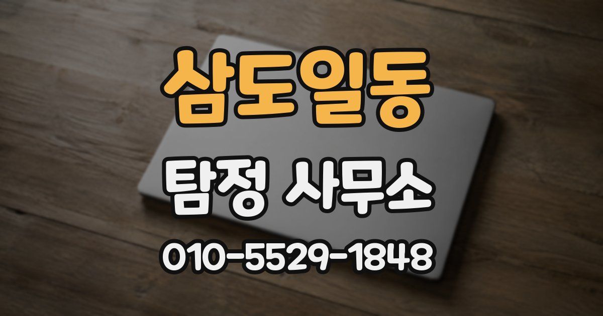 삼도일동 탐정 사무소