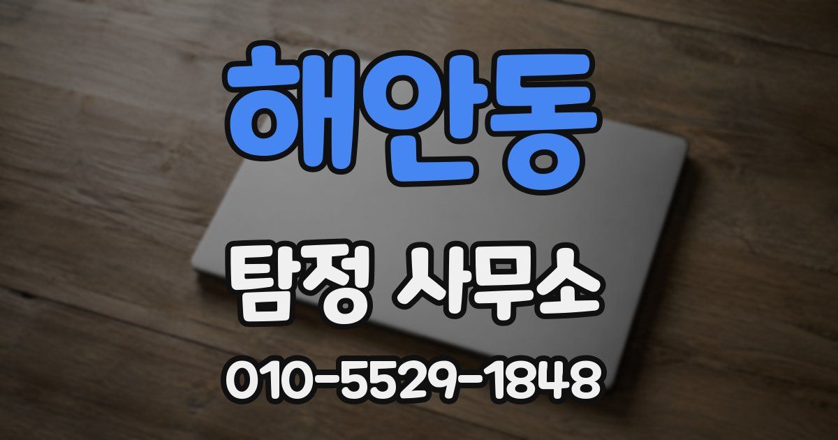 해안동 탐정 사무소