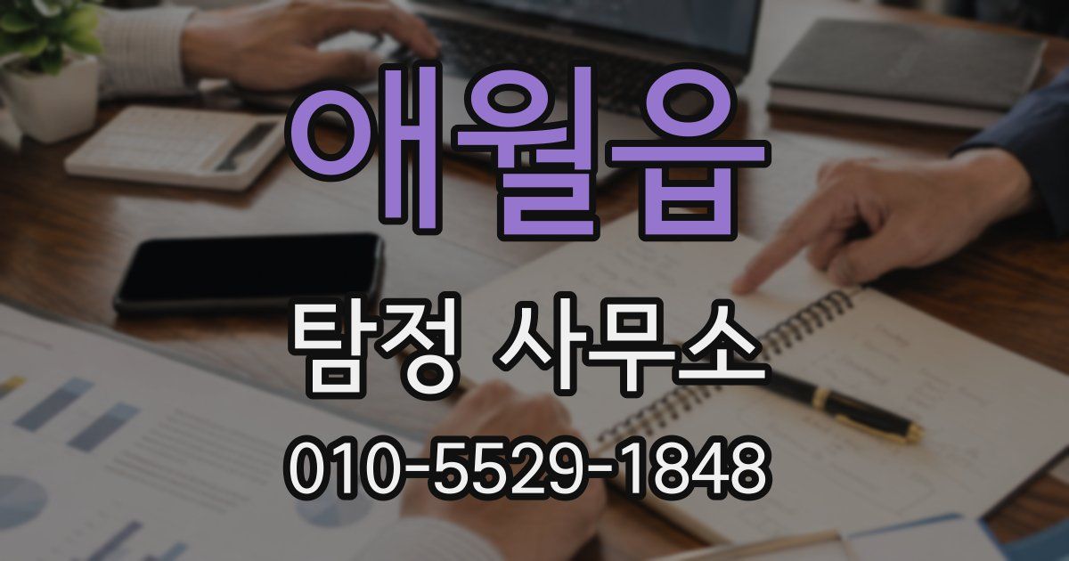 애월읍 탐정 사무소