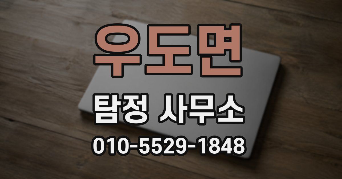 우도면 탐정 사무소