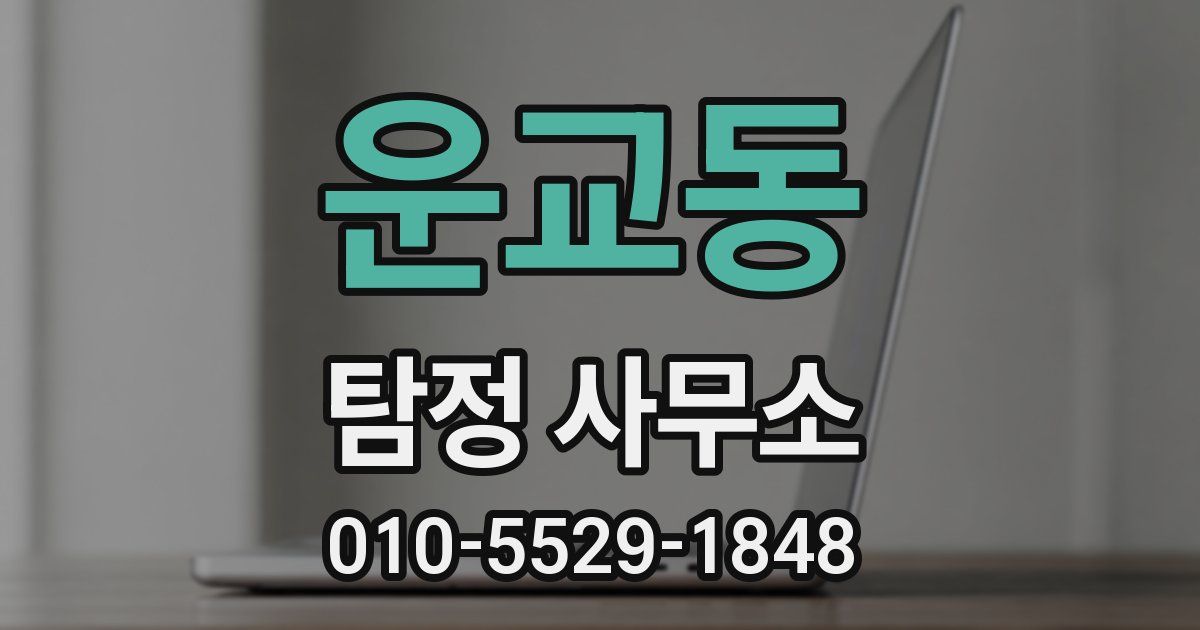 운교동 탐정 사무소