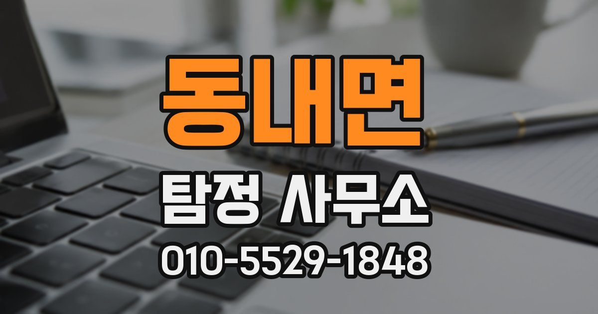 동내면 탐정 사무소