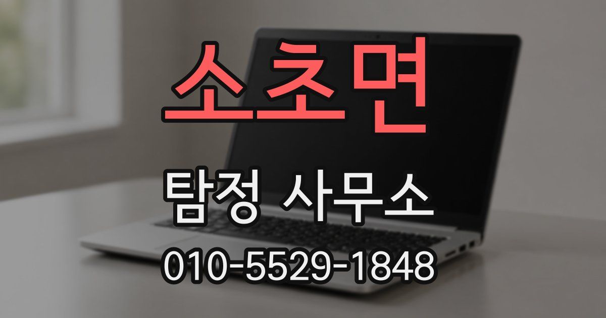 소초면 탐정 사무소