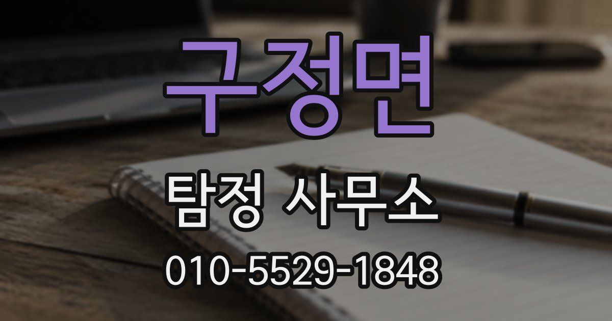 구정면 탐정 사무소