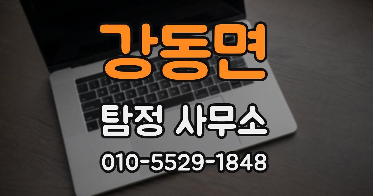 강동면 탐정 사무소