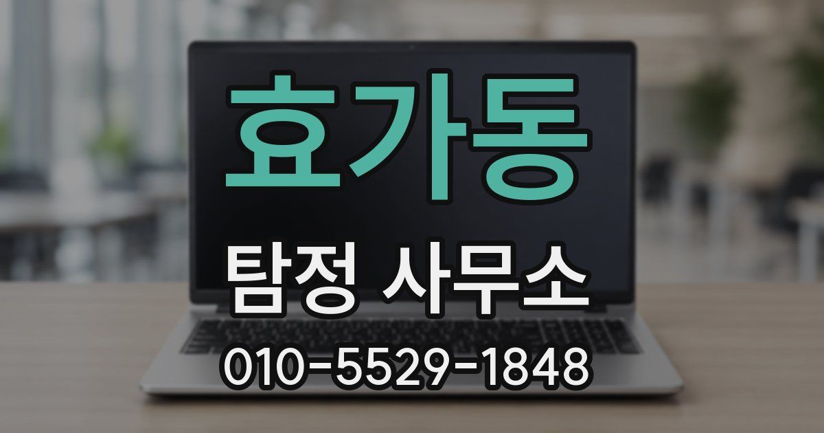 효가동 탐정 사무소