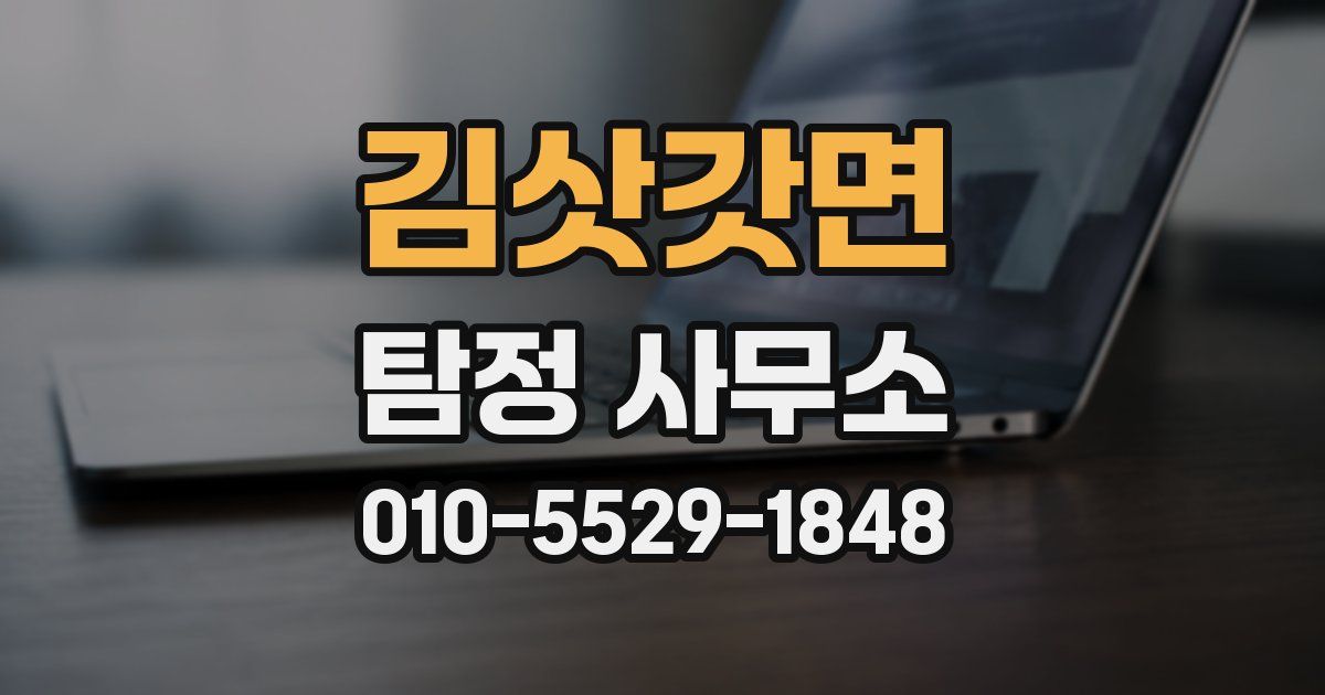 김삿갓면 탐정 사무소