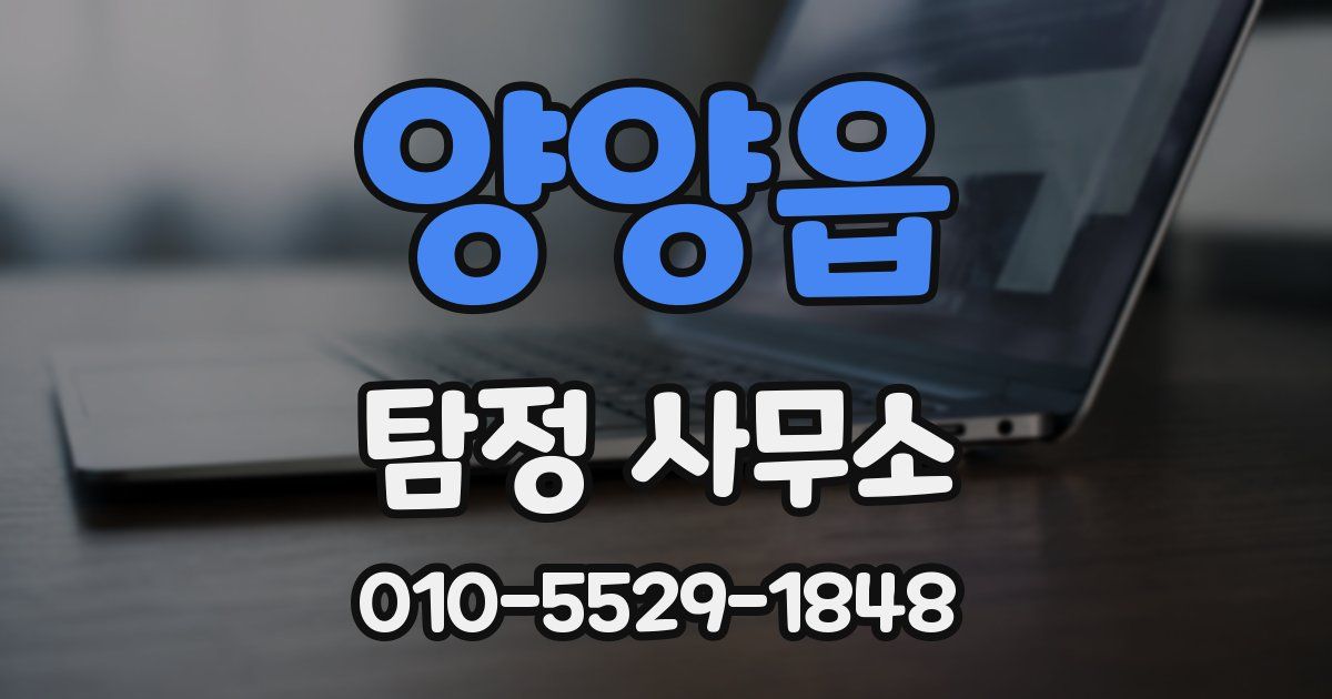양양읍 탐정 사무소
