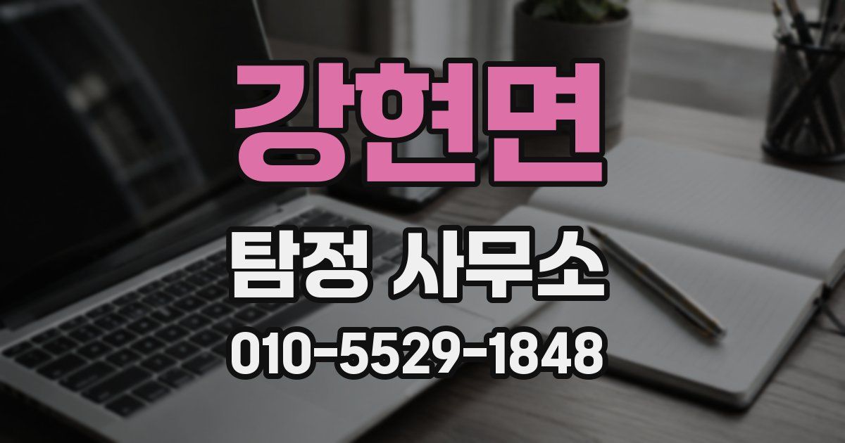 강현면 탐정 사무소