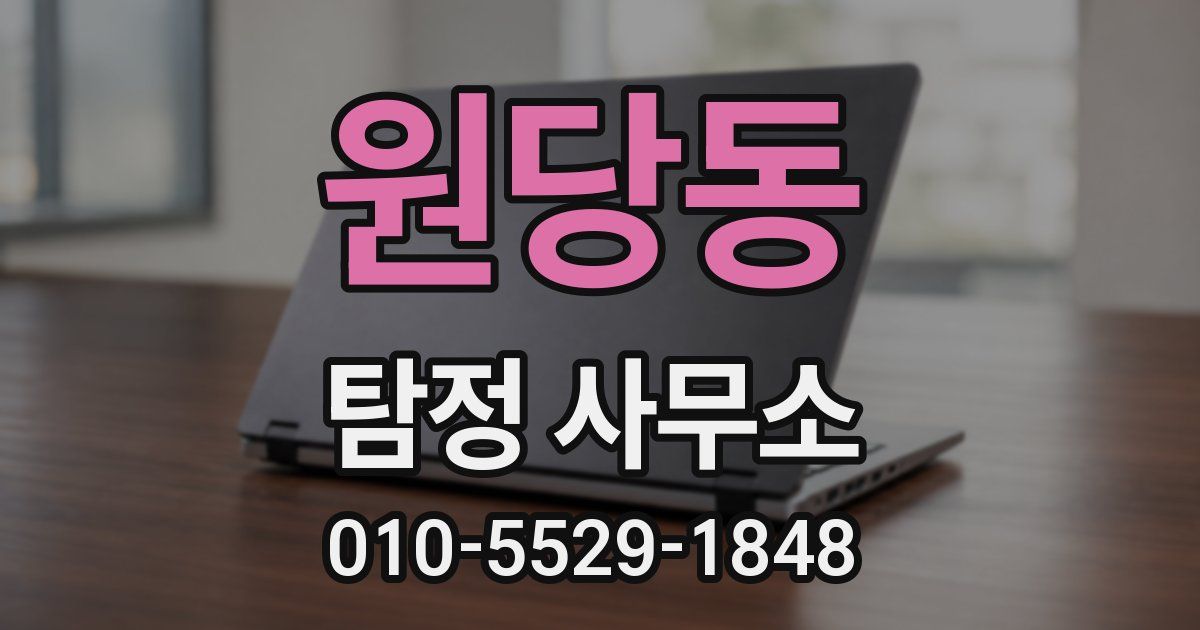 원당동 탐정 사무소