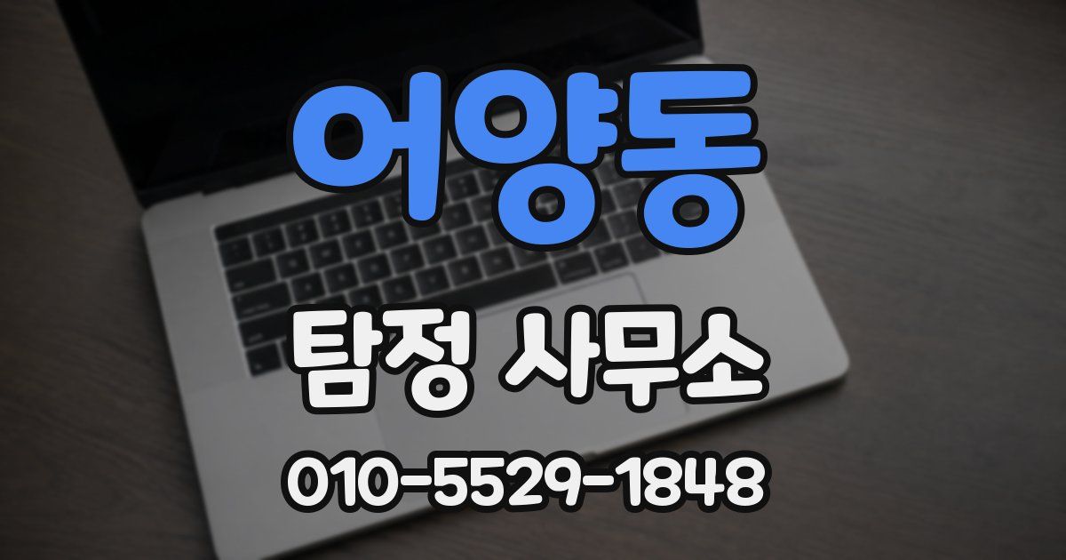 어양동 탐정 사무소