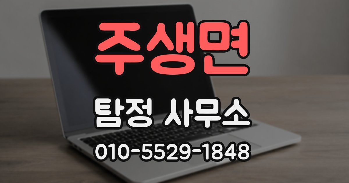 주생면 탐정 사무소