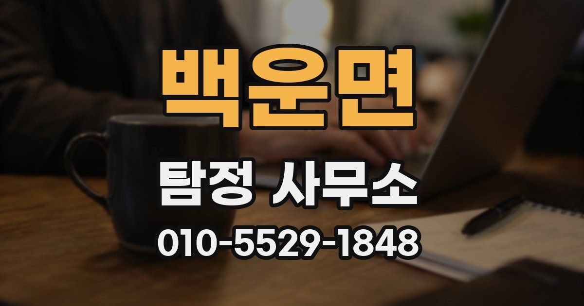 백운면 탐정 사무소
