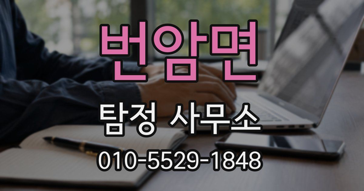 번암면 탐정 사무소