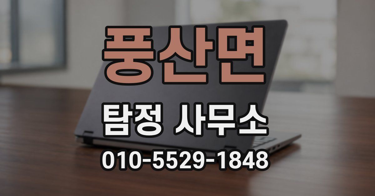 풍산면 탐정 사무소