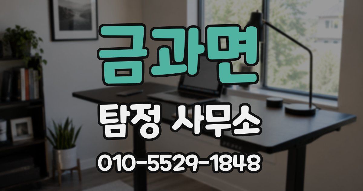 금과면 탐정 사무소
