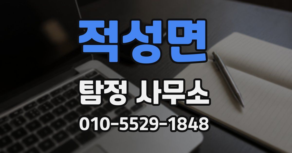 적성면 탐정 사무소