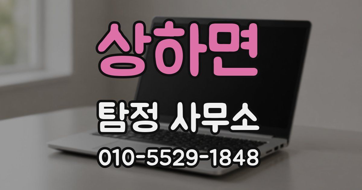 상하면 탐정 사무소