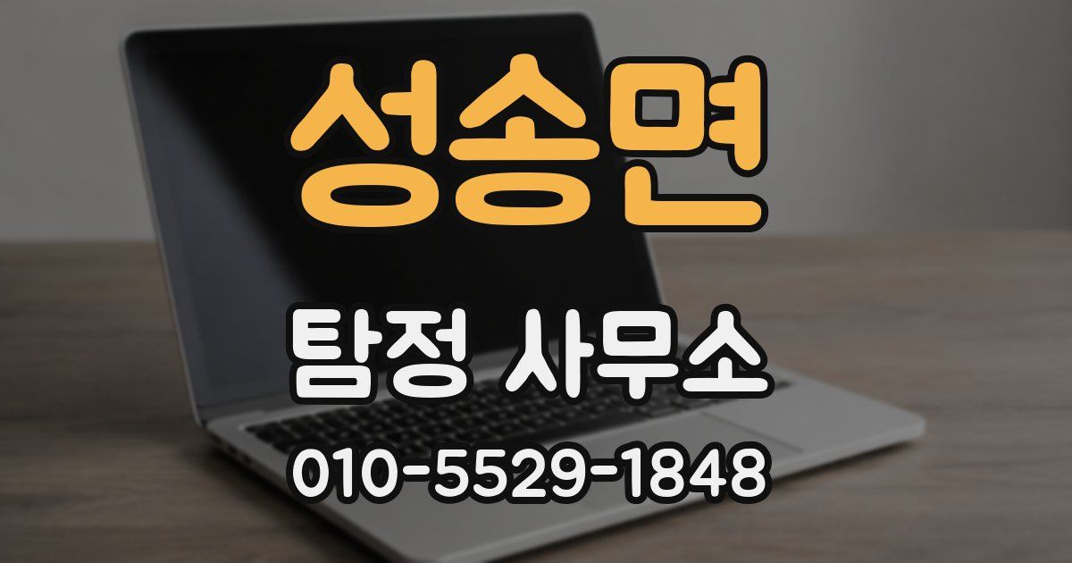 성송면 탐정 사무소