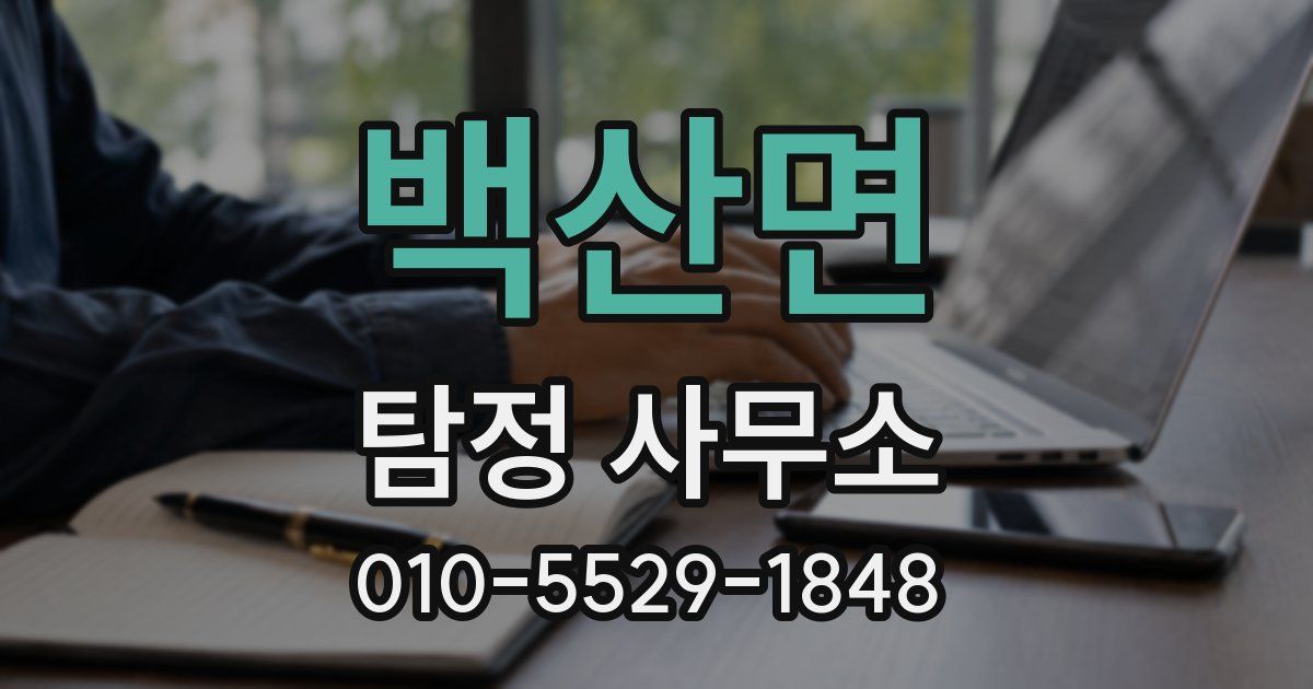 백산면 탐정 사무소