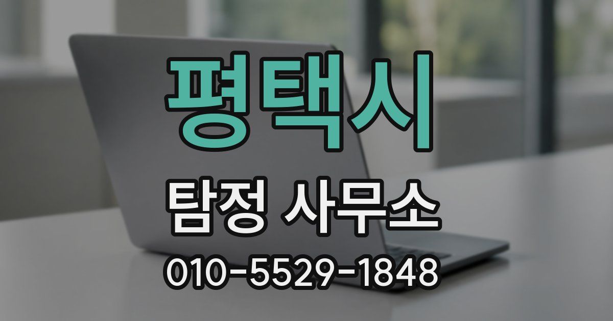 평택시 탐정 사무소