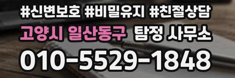 고양시 일산동구 탐정 사무소