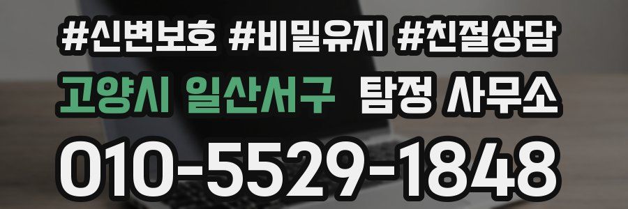 고양시 일산서구 탐정 사무소