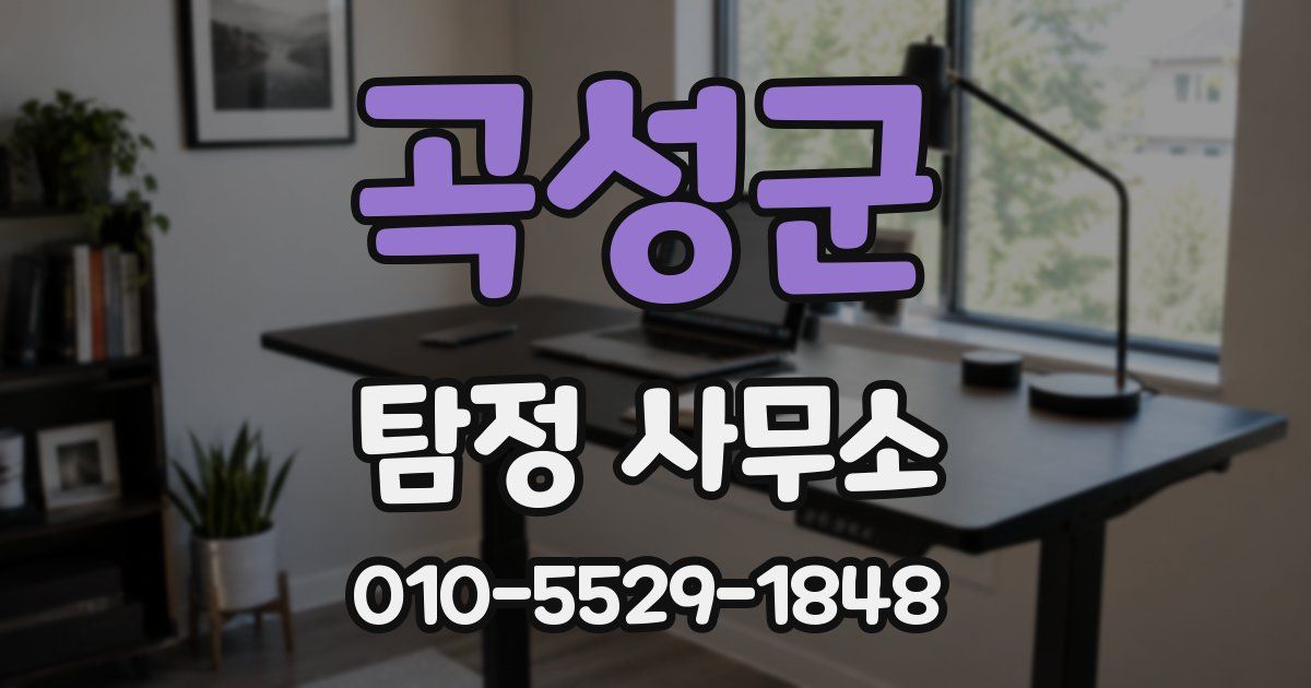 곡성군 탐정 사무소