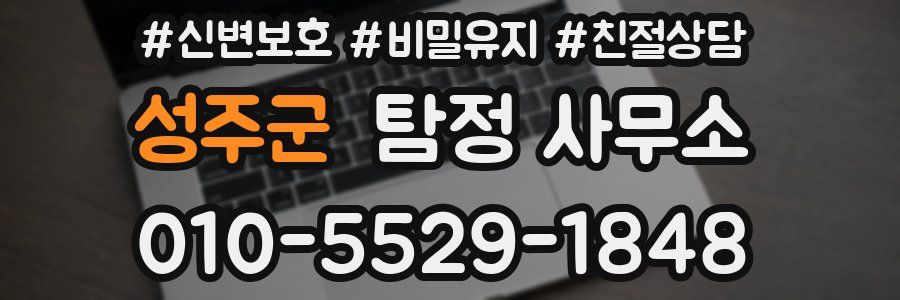 성주군 탐정 사무소