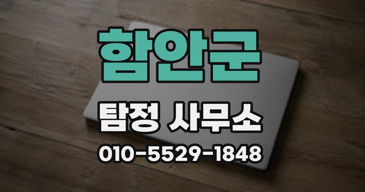 함안군 탐정 사무소