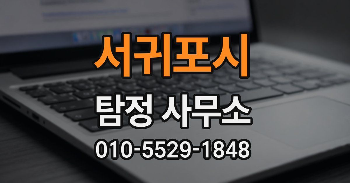 서귀포시 탐정 사무소