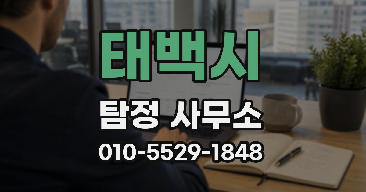 태백시 탐정 사무소
