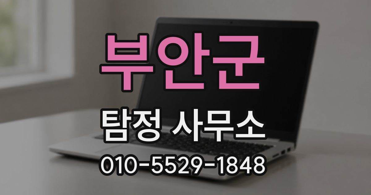 부안군 탐정 사무소