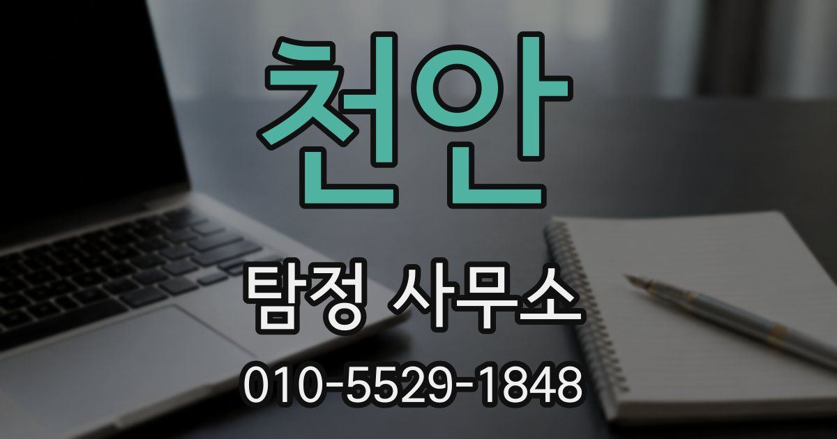 천안 탐정 사무소