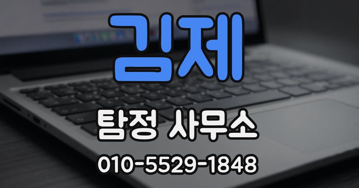 김제 탐정 사무소