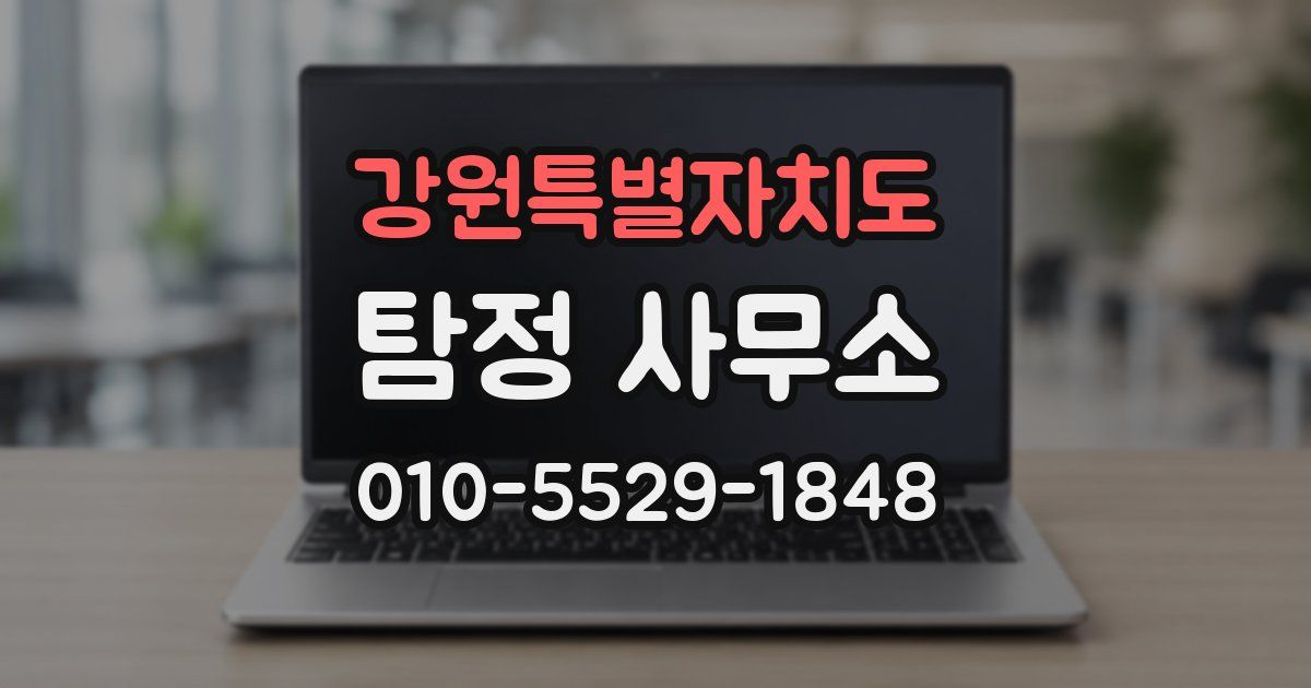 강원특별자치도 탐정 사무소