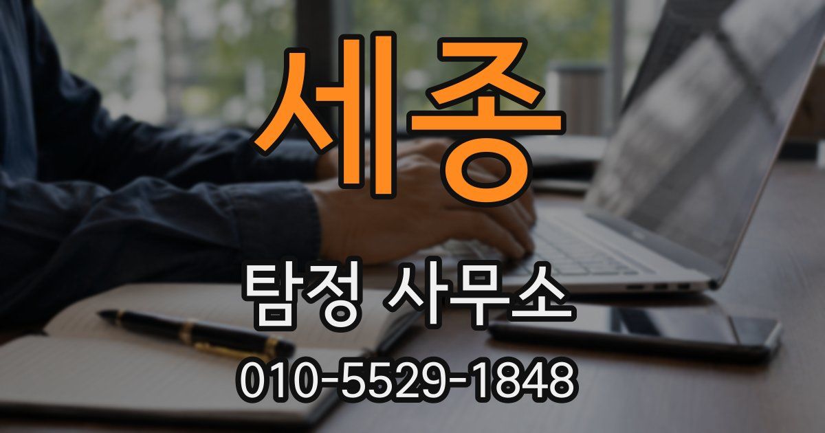 세종 탐정 사무소