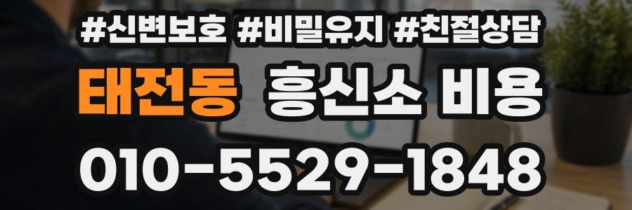 태전동 흥신소 비용