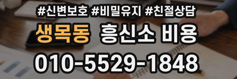 생목동 흥신소 비용