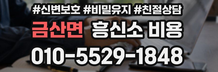 금산면 흥신소 비용