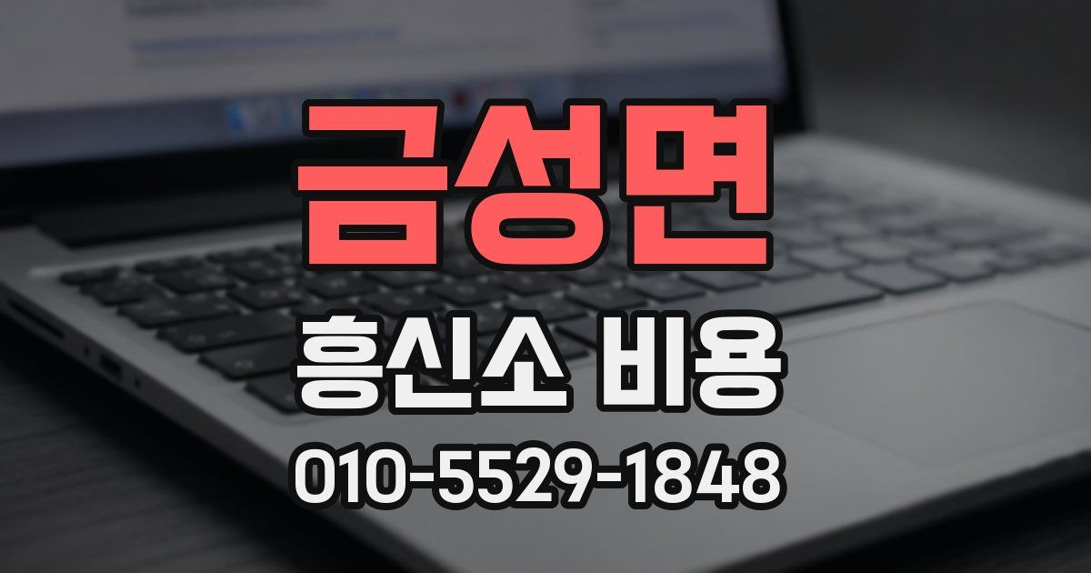금성면 흥신소 비용