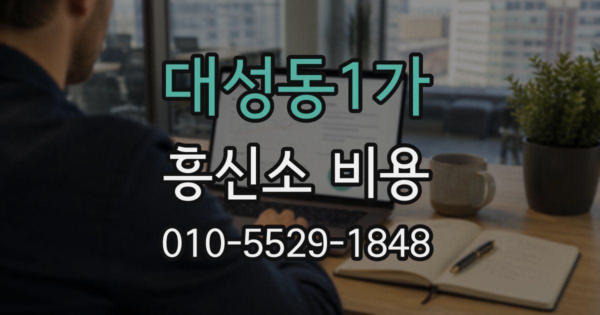 대성동1가 흥신소 비용