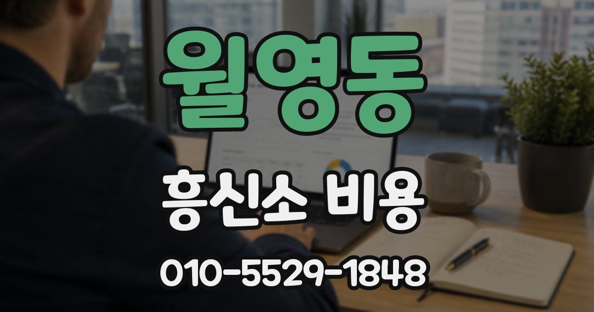 월영동 흥신소 비용