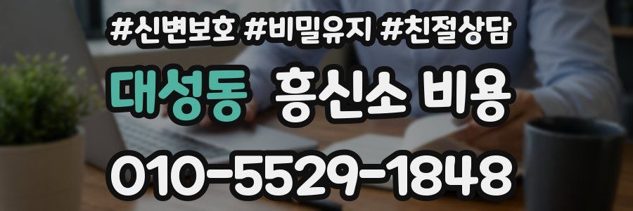 대성동 흥신소 비용