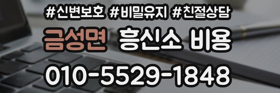 금성면 흥신소 비용