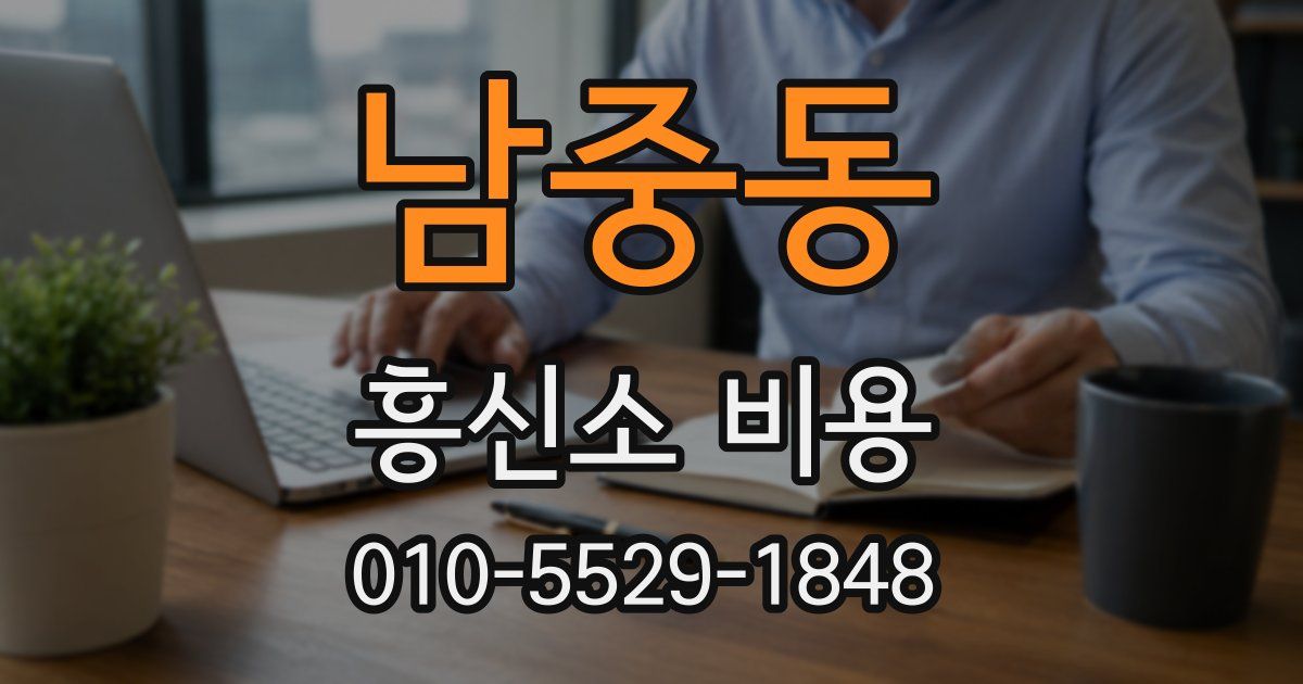 남중동 흥신소 비용