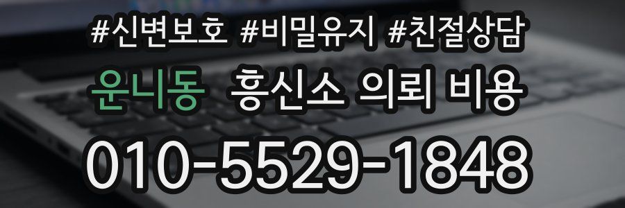 운니동 흥신소 의뢰 비용