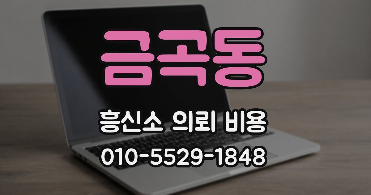 금곡동 흥신소 의뢰 비용