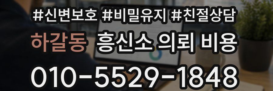 하갈동 흥신소 의뢰 비용
